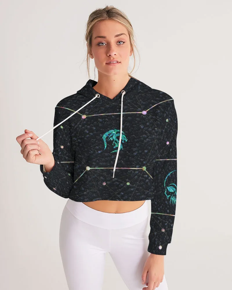 Celestial Night Women's Cropped Hoodie