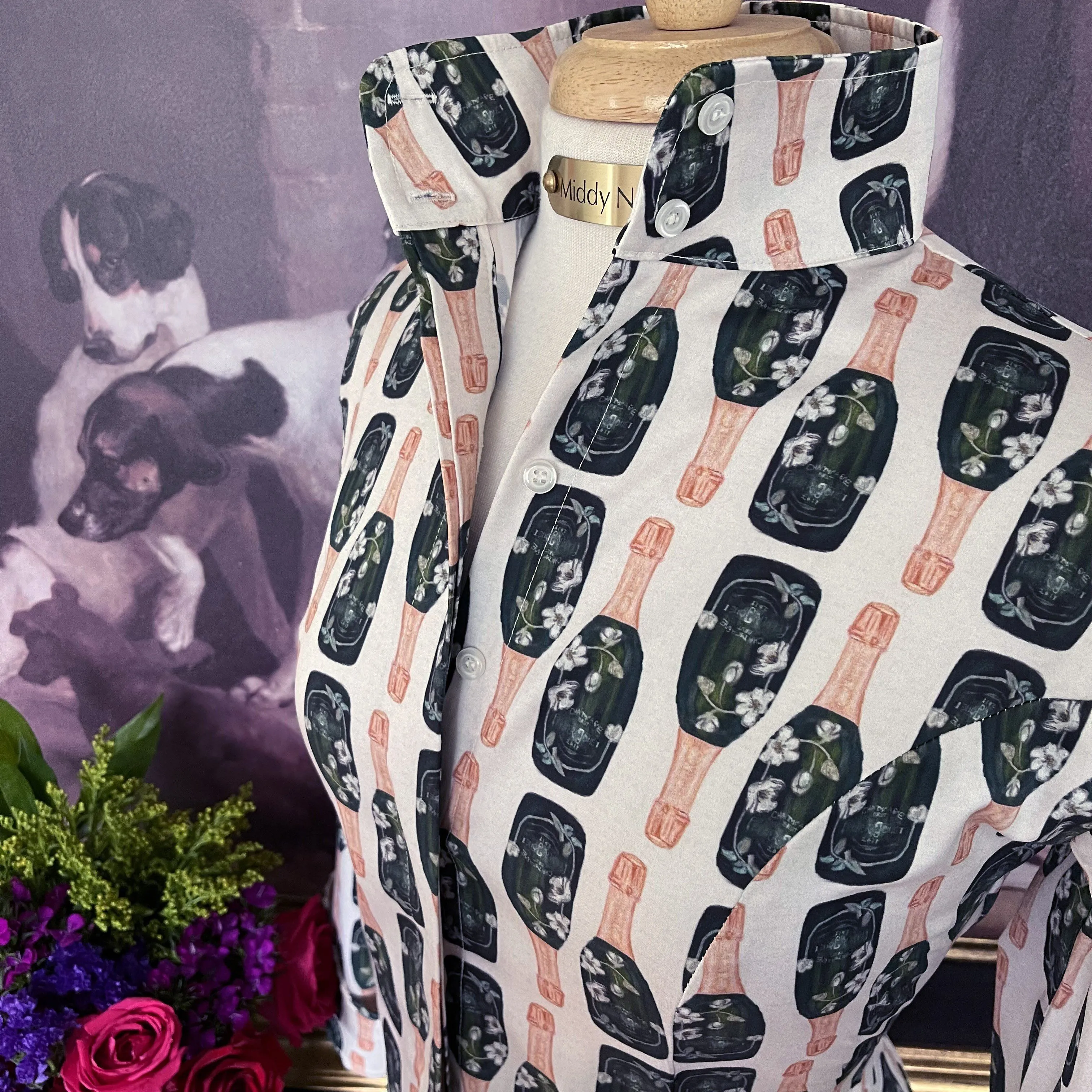 CHAMPAGNYA IN FLEUR SHIRT