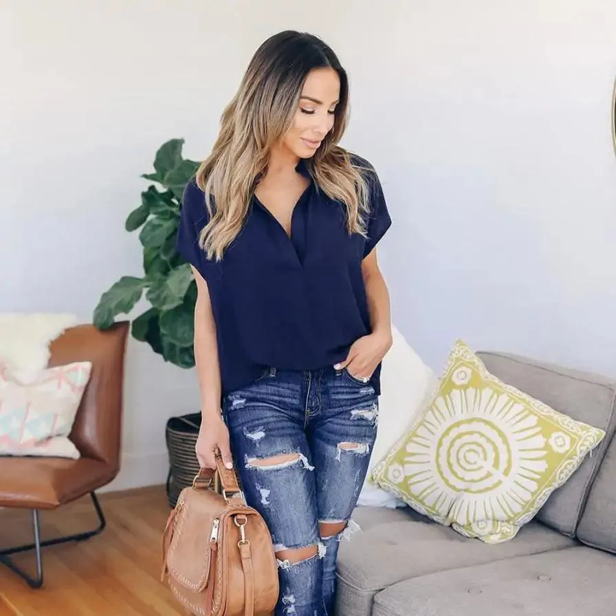 Chic V-Neck Essential Tee
