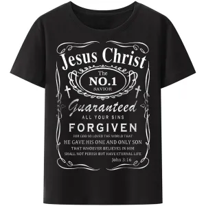 Christianartbag Funny T-Shirt, Jesus Christ No 1, Christian humor, Funny religious shirts, Unisex T-shirt.