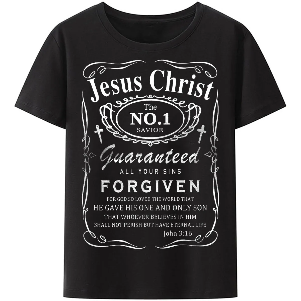Christianartbag Funny T-Shirt, Jesus Christ No 1, Christian humor, Funny religious shirts, Unisex T-shirt.