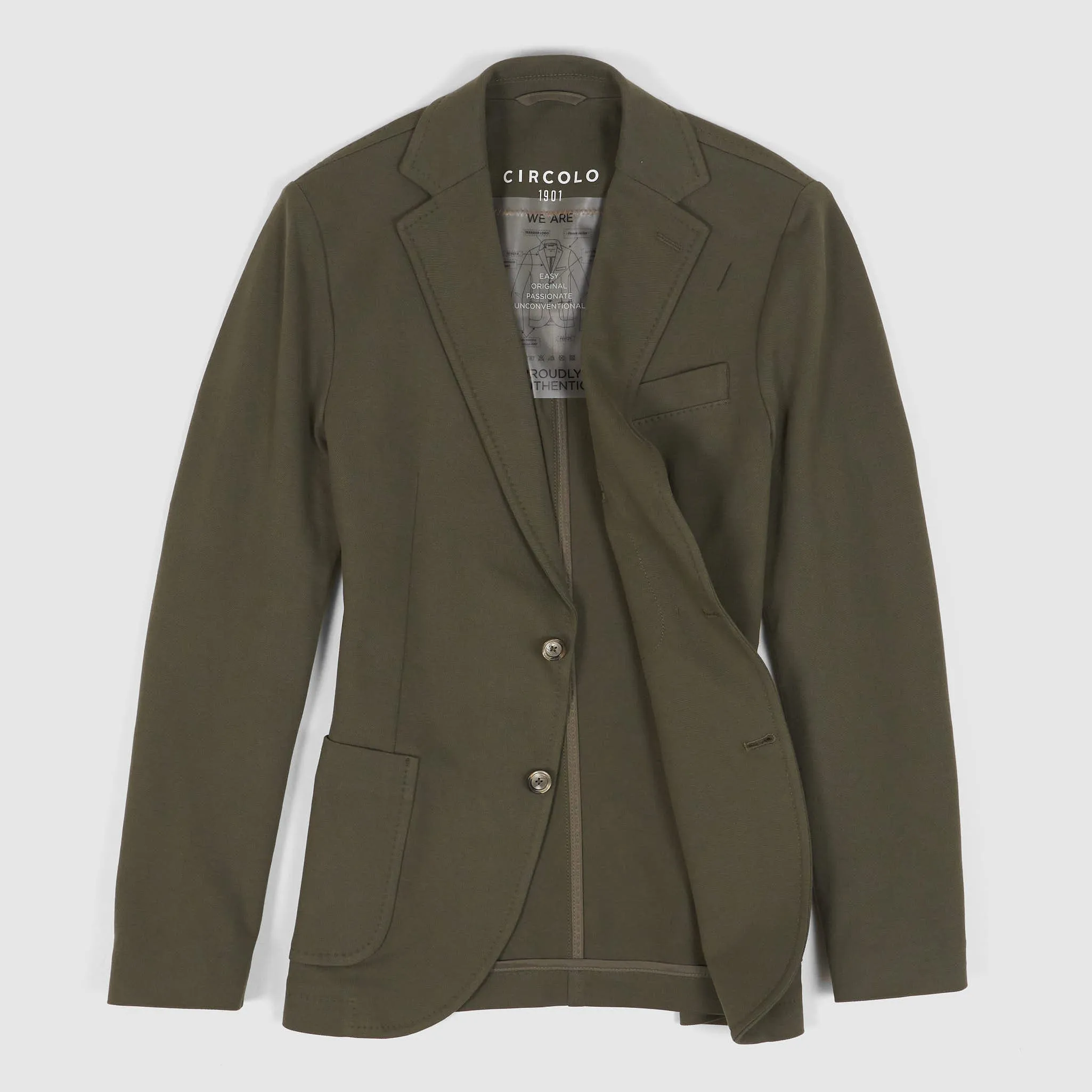 Circolo 1901 Easy To Wear Men's Piquet Blazer