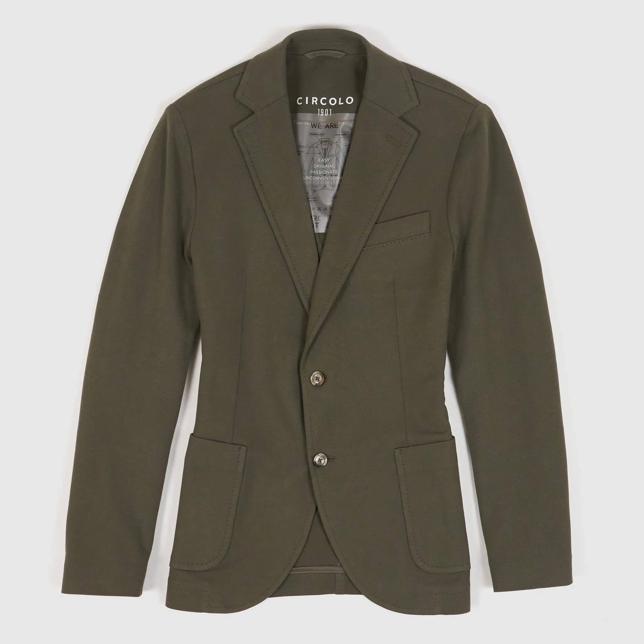 Circolo 1901 Easy To Wear Men's Piquet Blazer