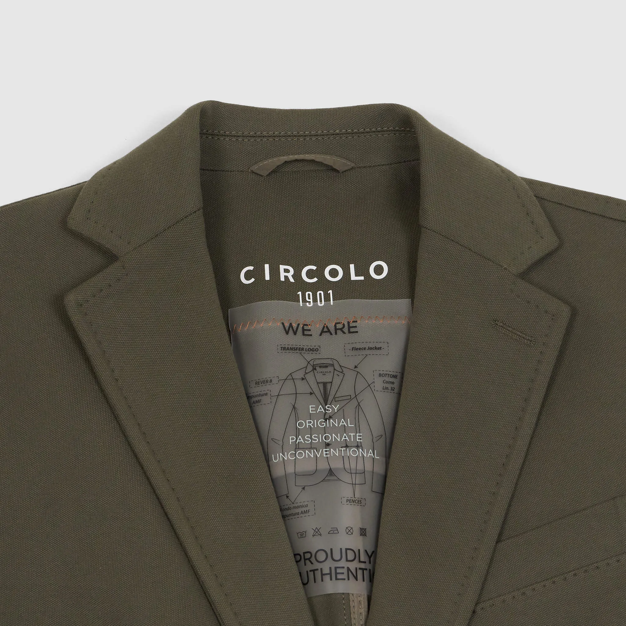 Circolo 1901 Easy To Wear Men's Piquet Blazer