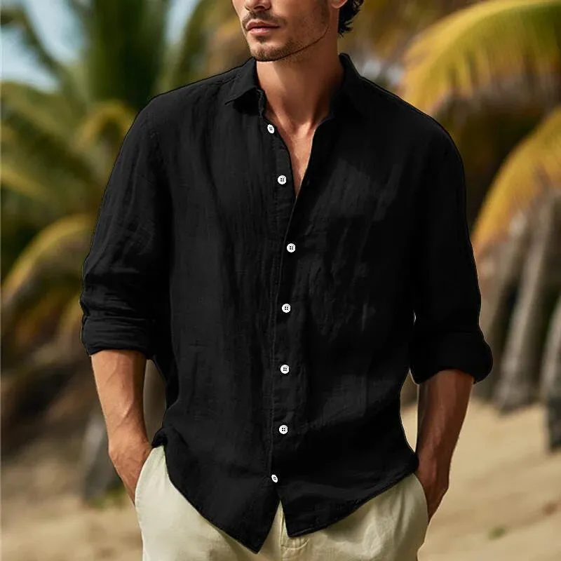 Classic Long Sleeve Collar Shirt