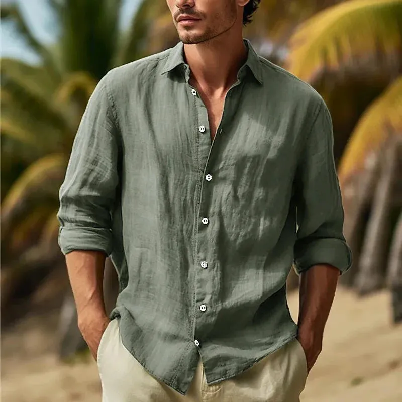 Classic Long Sleeve Collar Shirt