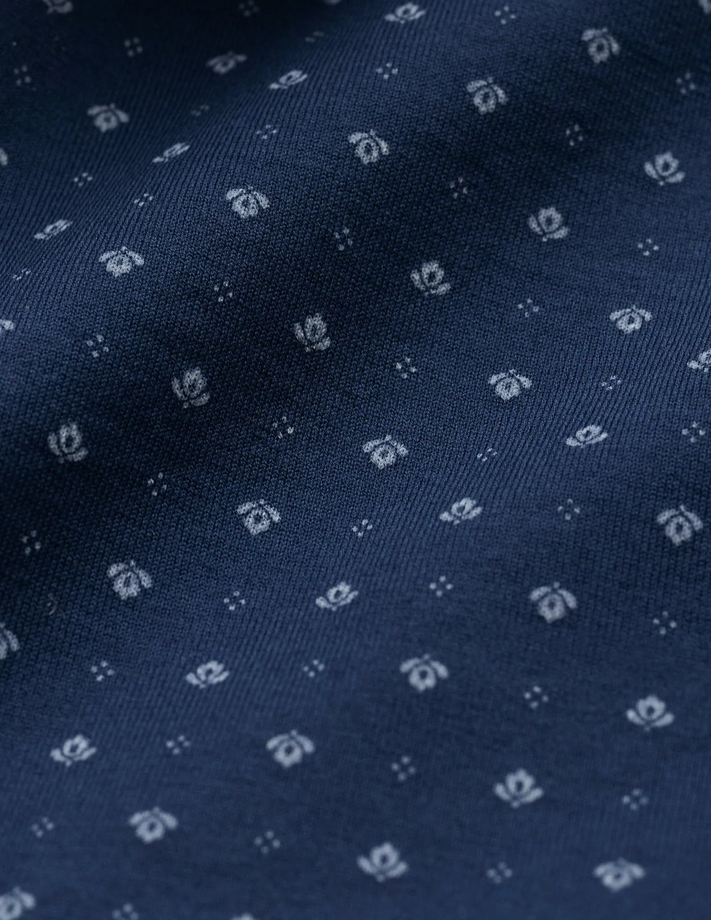 Classic Short Sleeve Shirt Lotus Navy