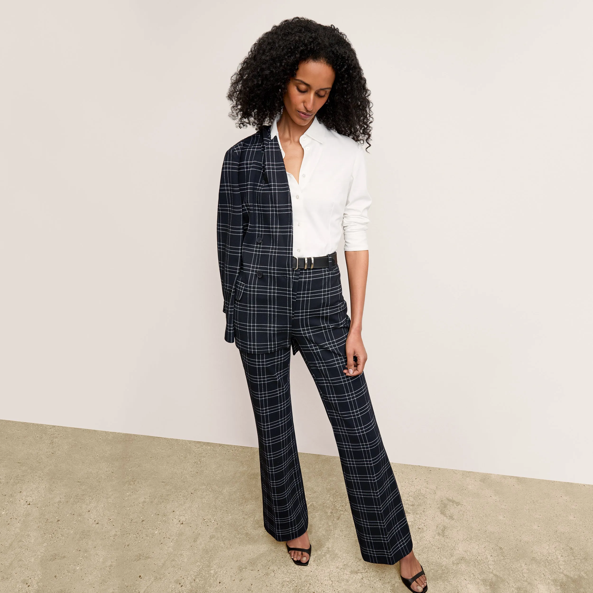 Clemens Shirt - Knit Poplin :: White
