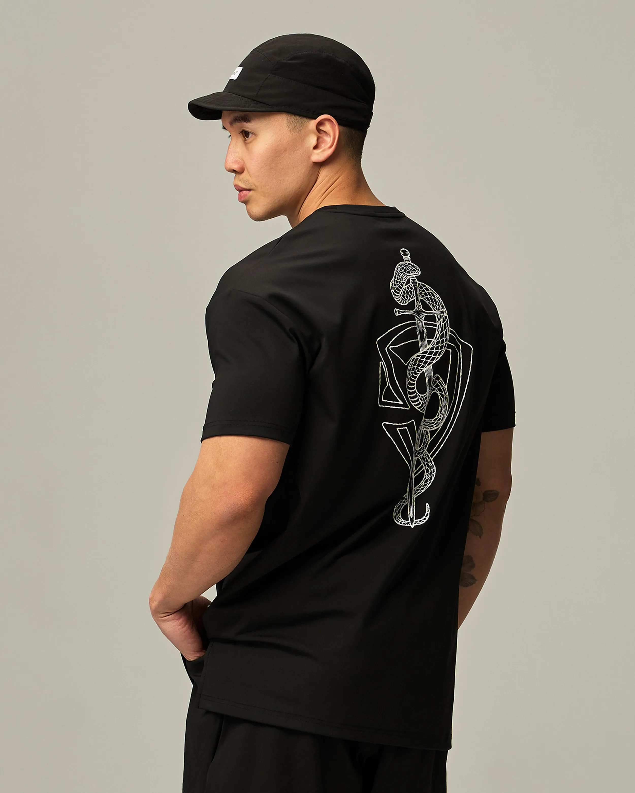 CNY Snake Sword Shield Adapt Flexfit