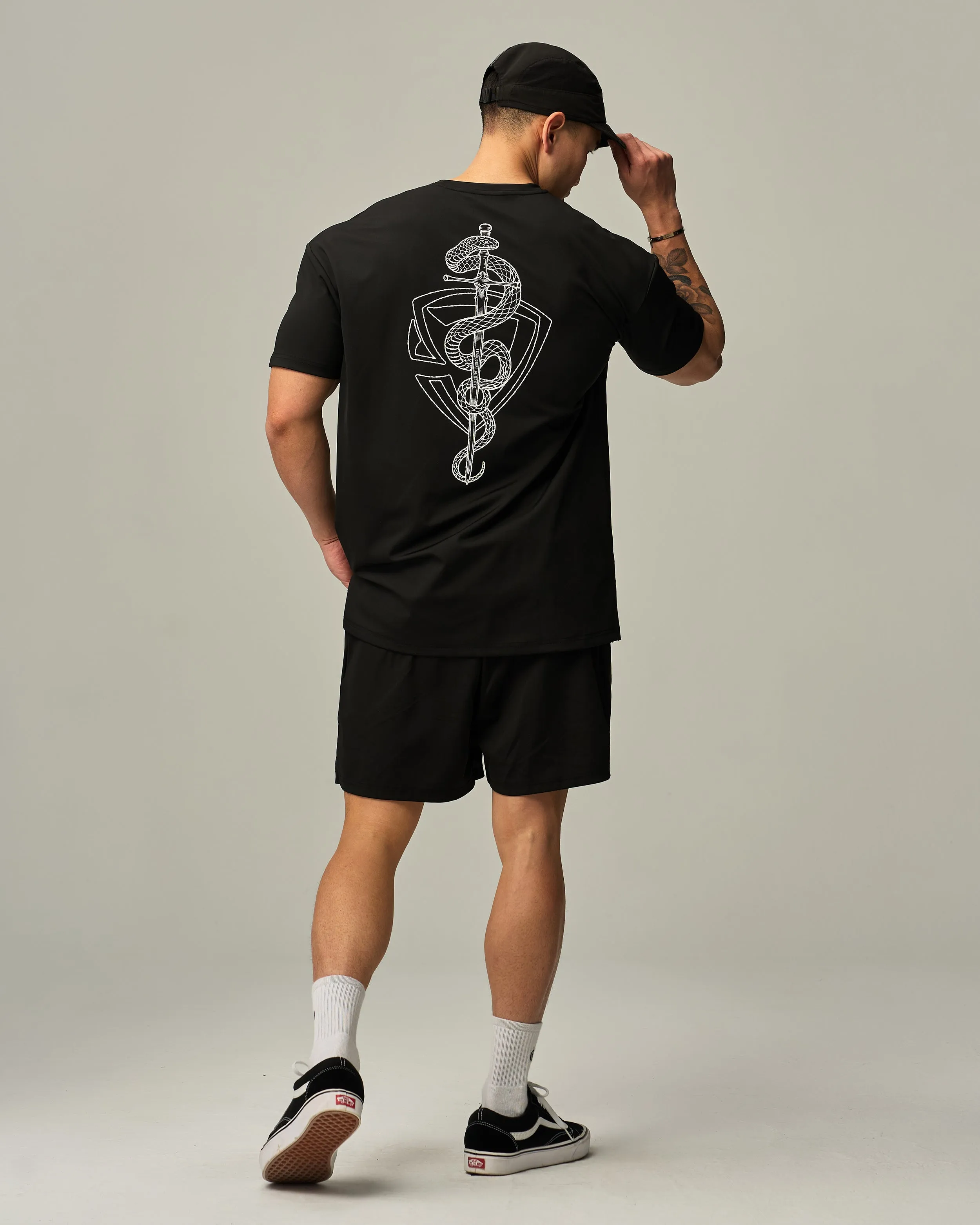 CNY Snake Sword Shield Adapt Flexfit