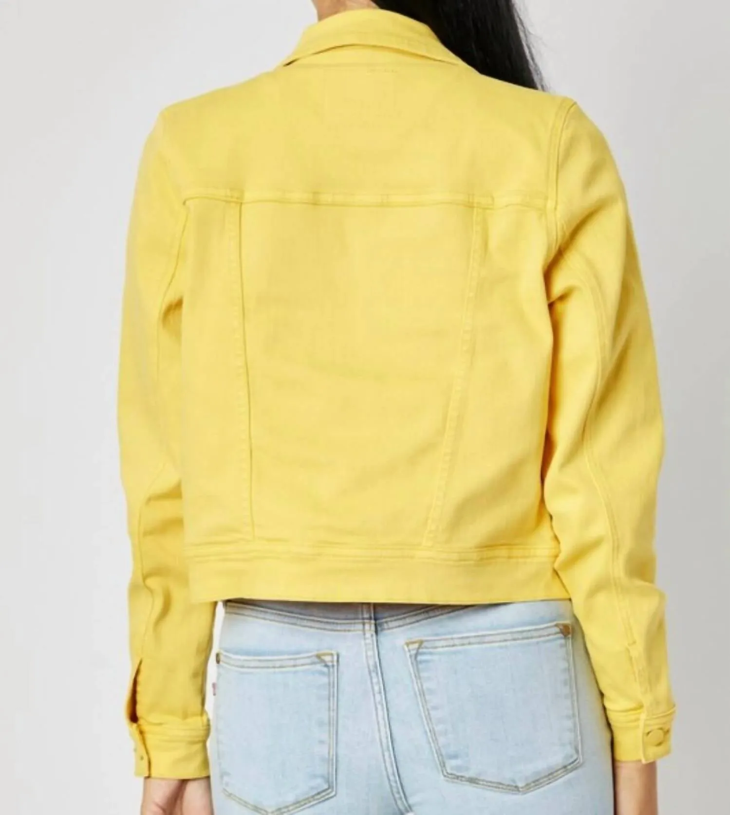 Colored Denim Jacket In Jackets Yellow