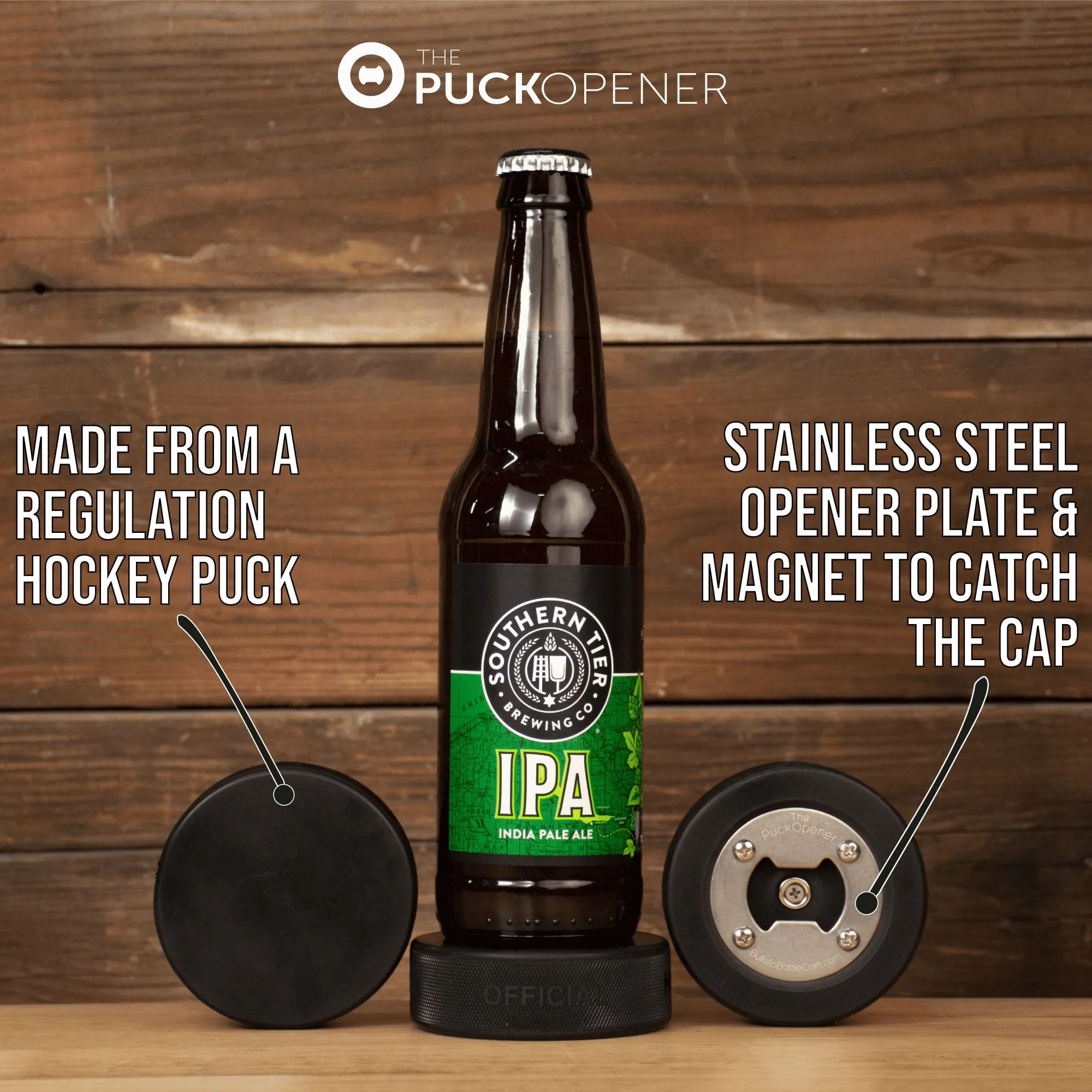 Columbus Blue Jackets, Hockey Puck Bottle Opener