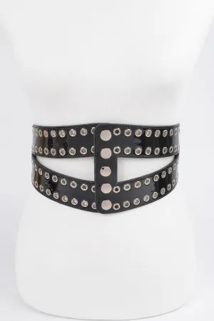 Corset Stretch Belt W Eyelet