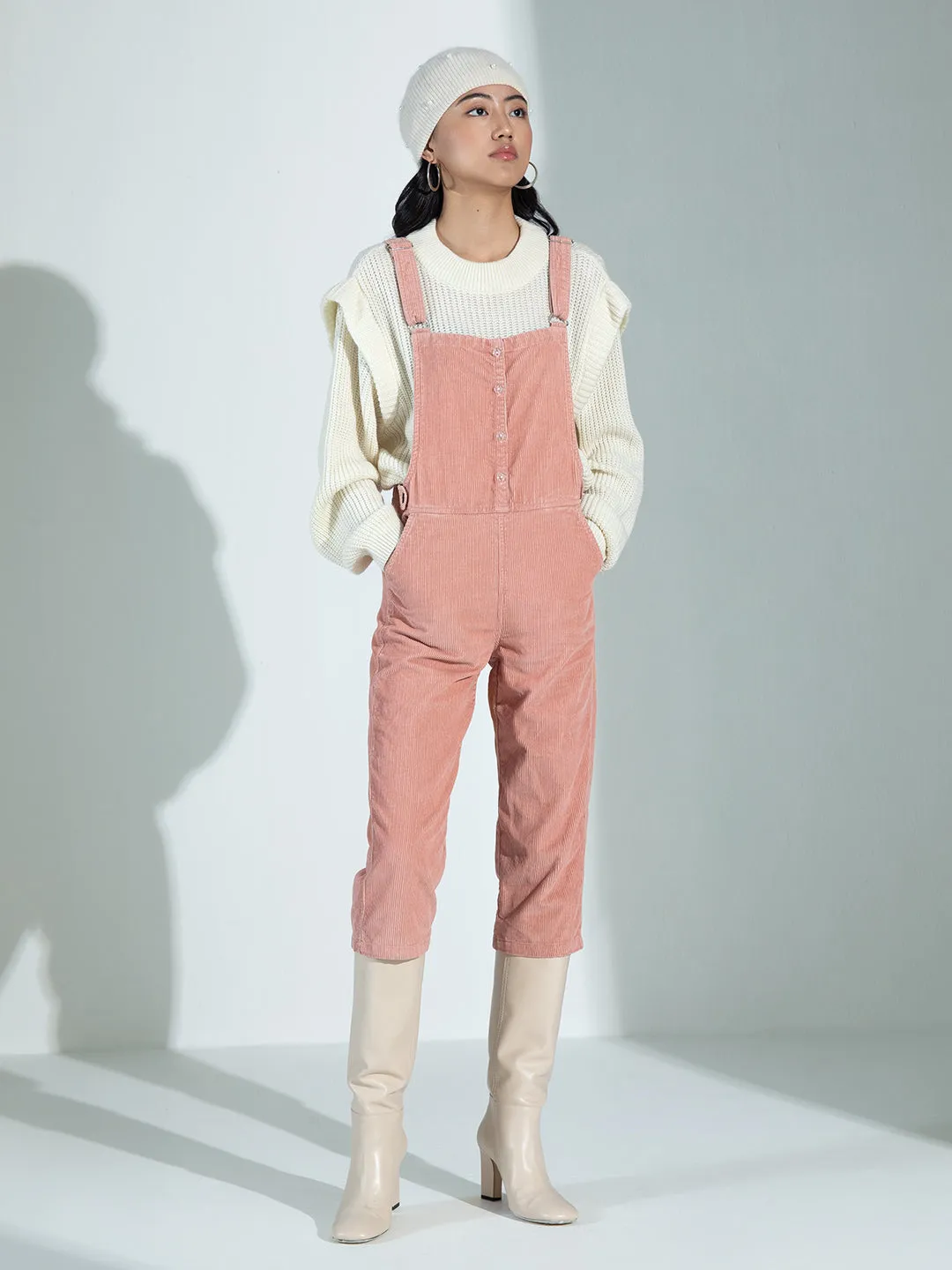 Cream Cropped Sweater