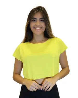 Cropped Corte a Fio Feminina Fitness