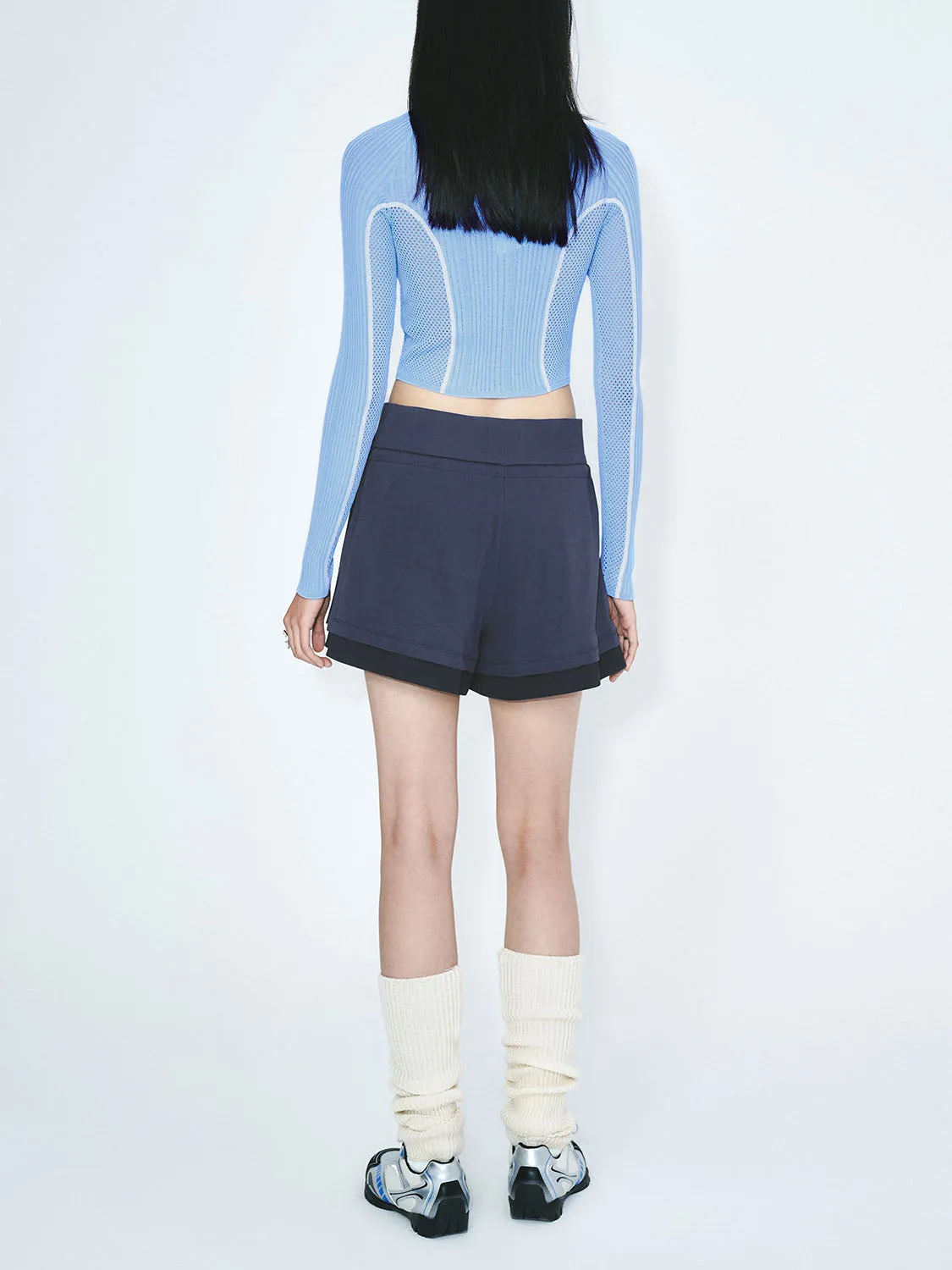 Cropped Knitted T-Shirts