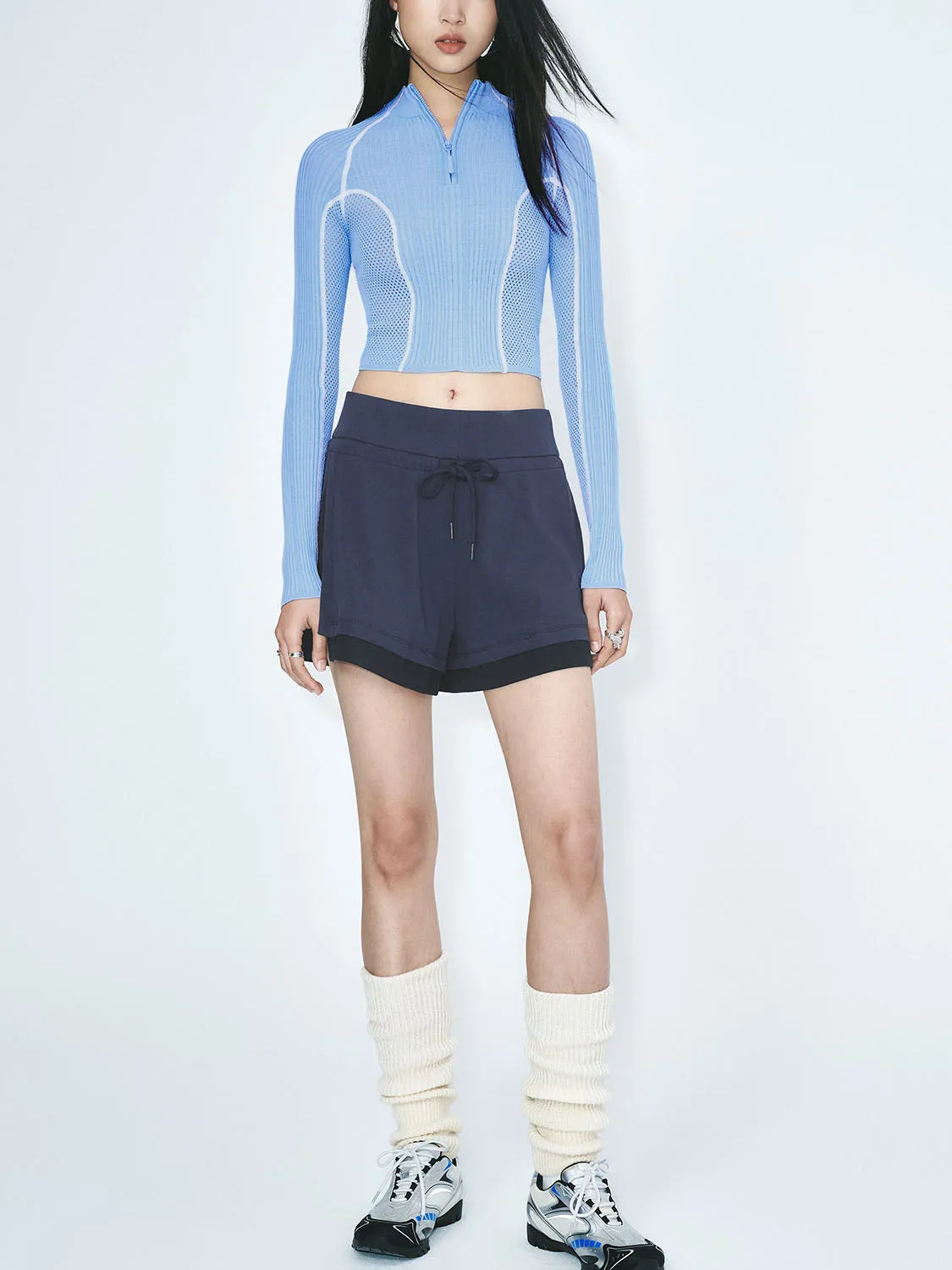 Cropped Knitted T-Shirts
