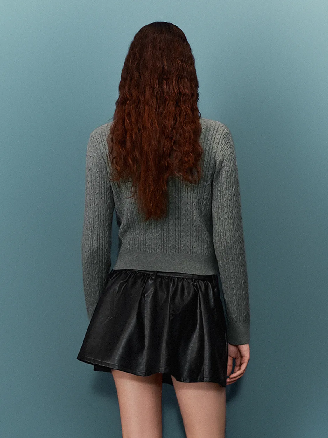 Cropped Knitted T-Shirts