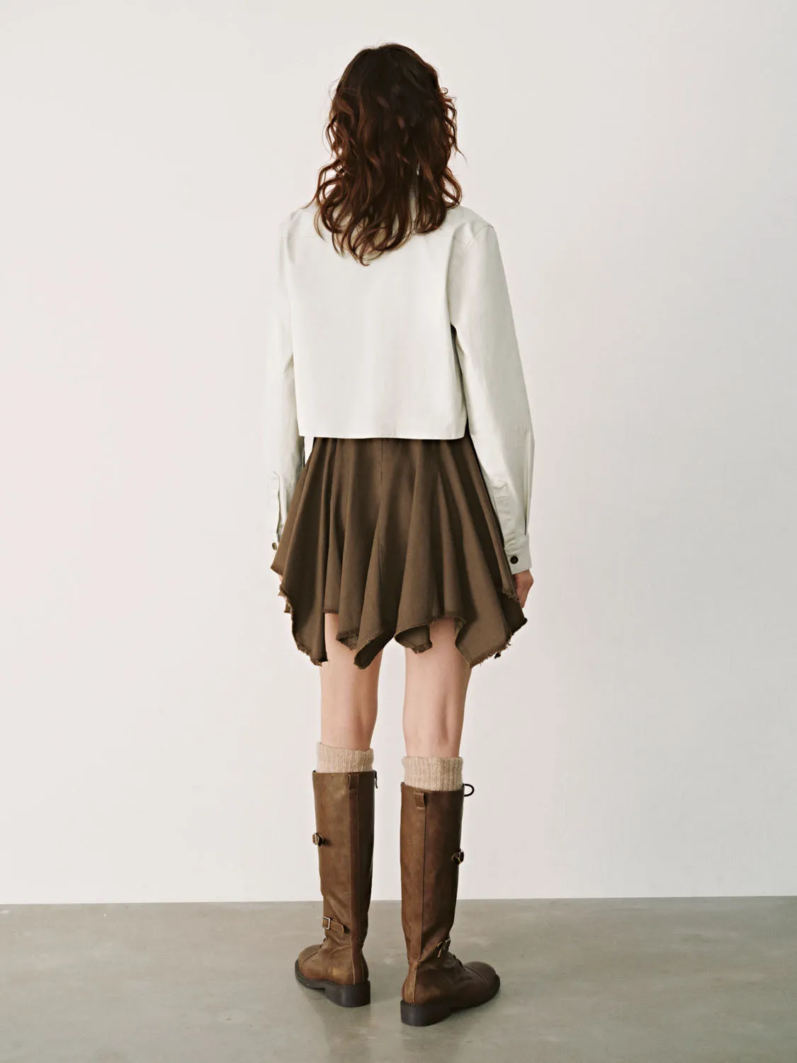 Cropped Long Sleeve Shirts