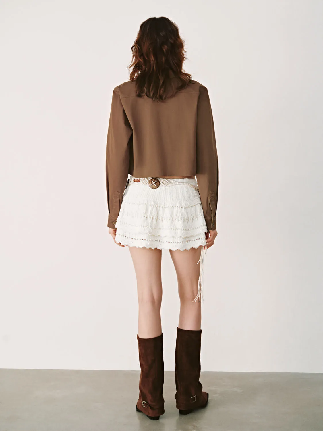 Cropped Long Sleeve Shirts