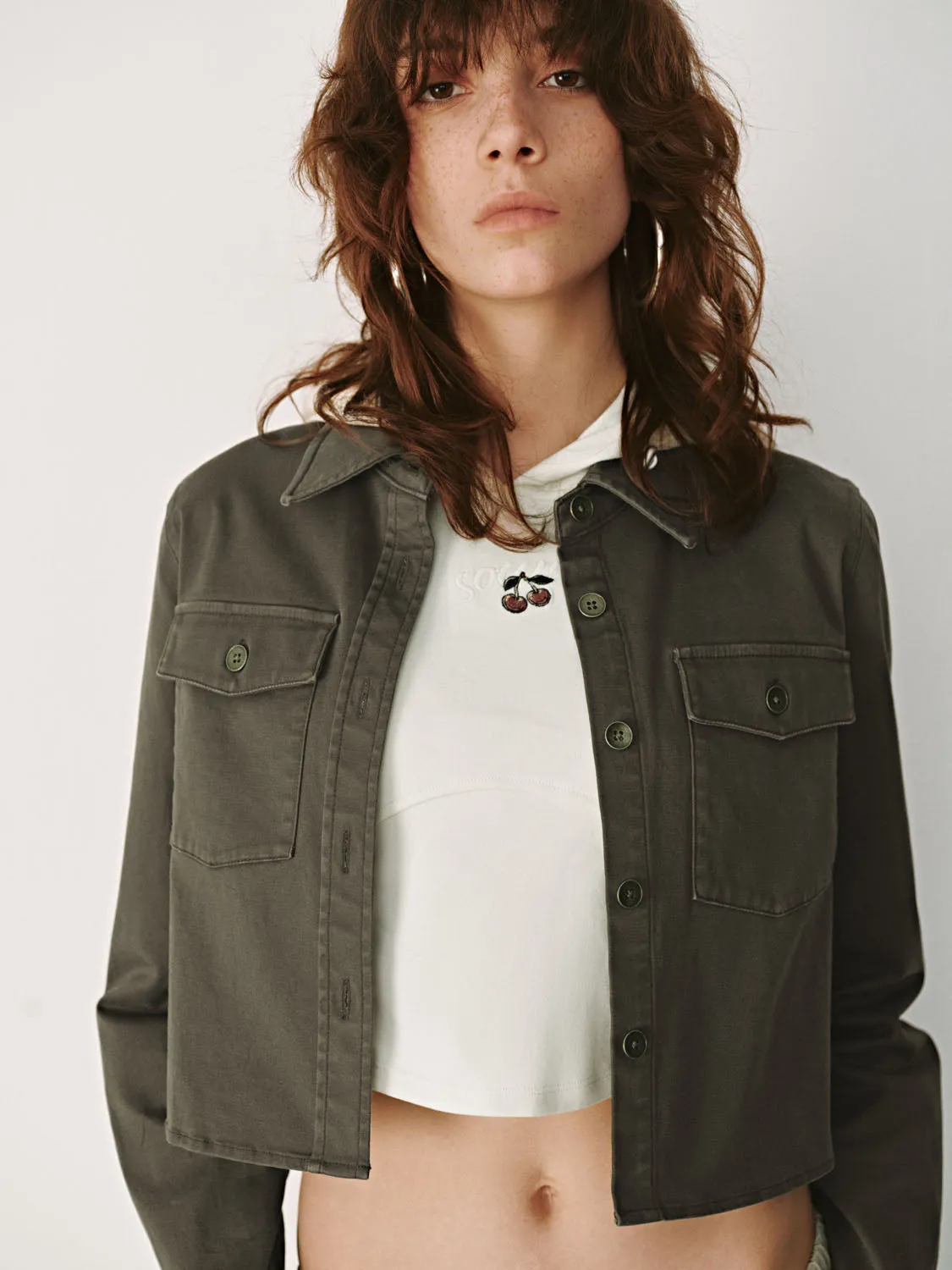 Cropped Long Sleeve Shirts