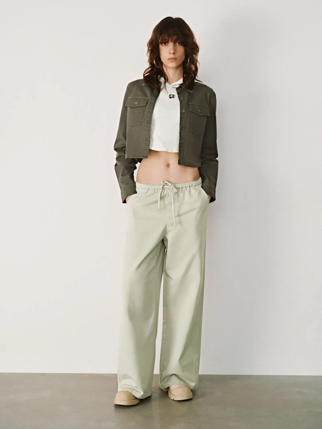 Cropped Long Sleeve Shirts