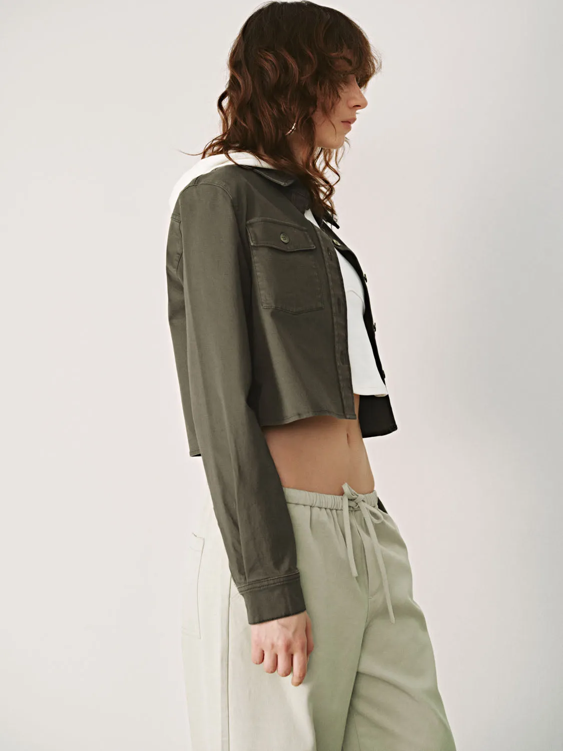 Cropped Long Sleeve Shirts