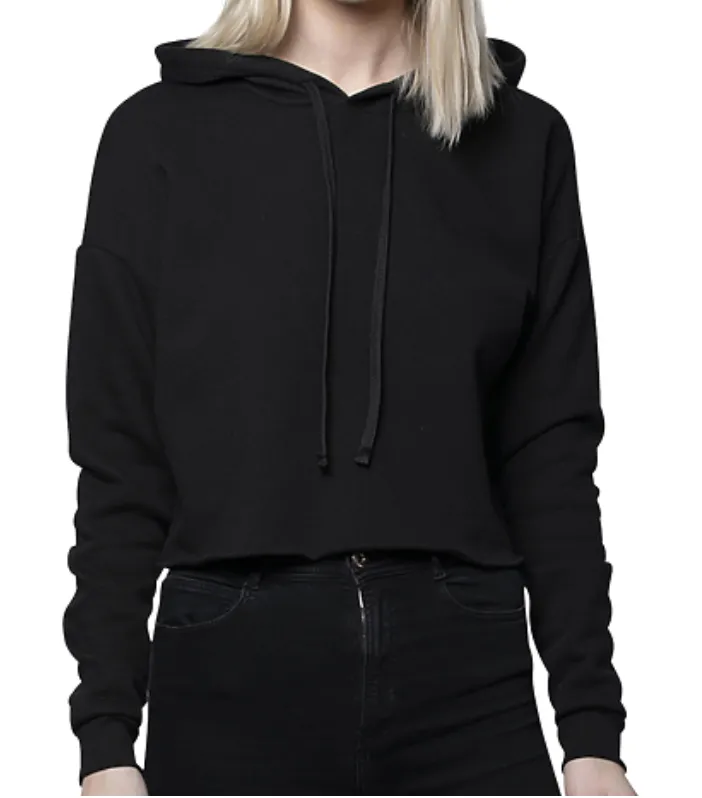 CROPPED ORGANIC HOODIE NIGHT