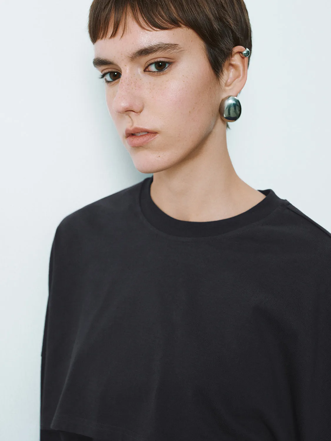 Cropped Oversized T-Shirts