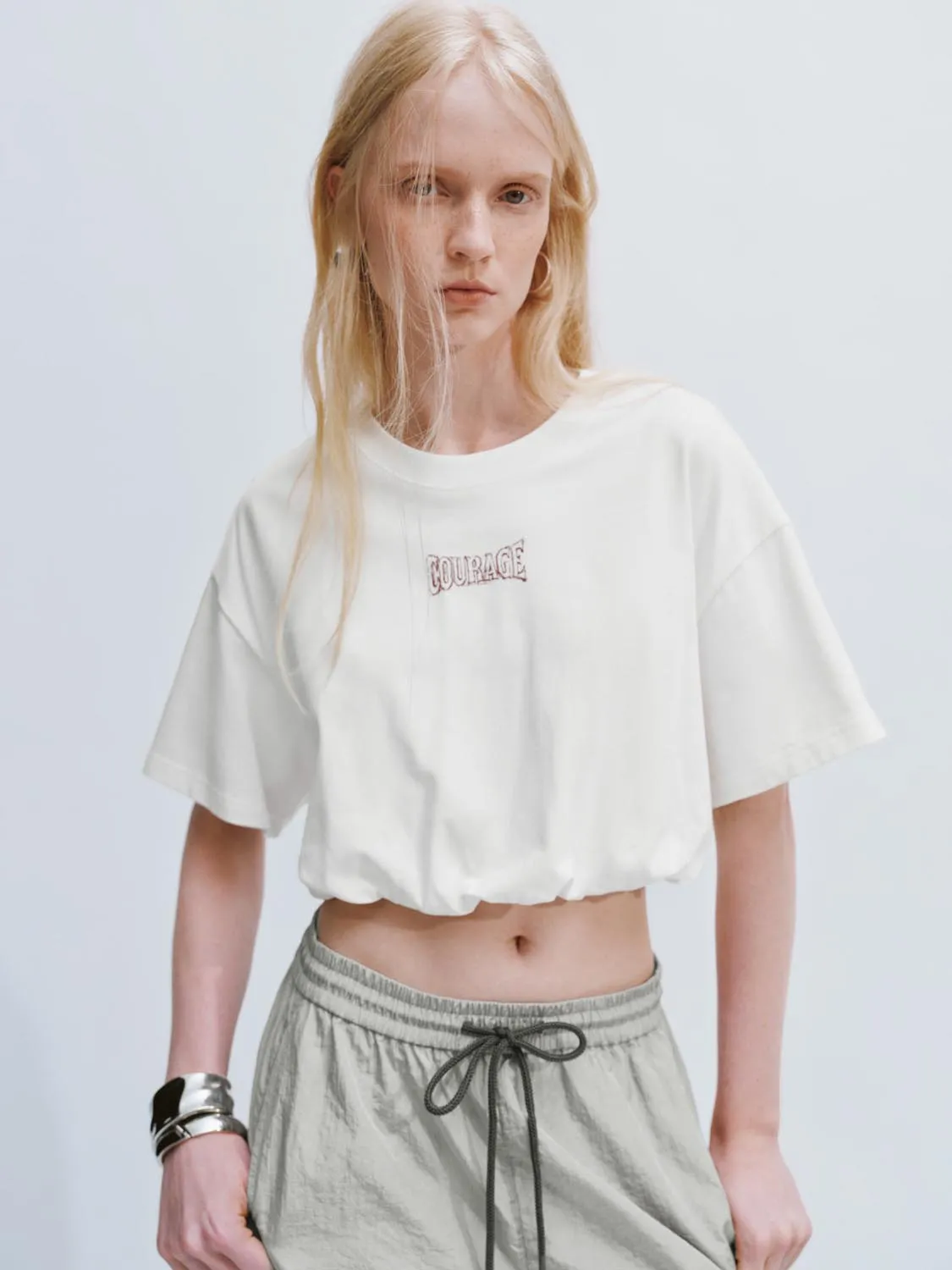 Cropped Printed T-Shirts