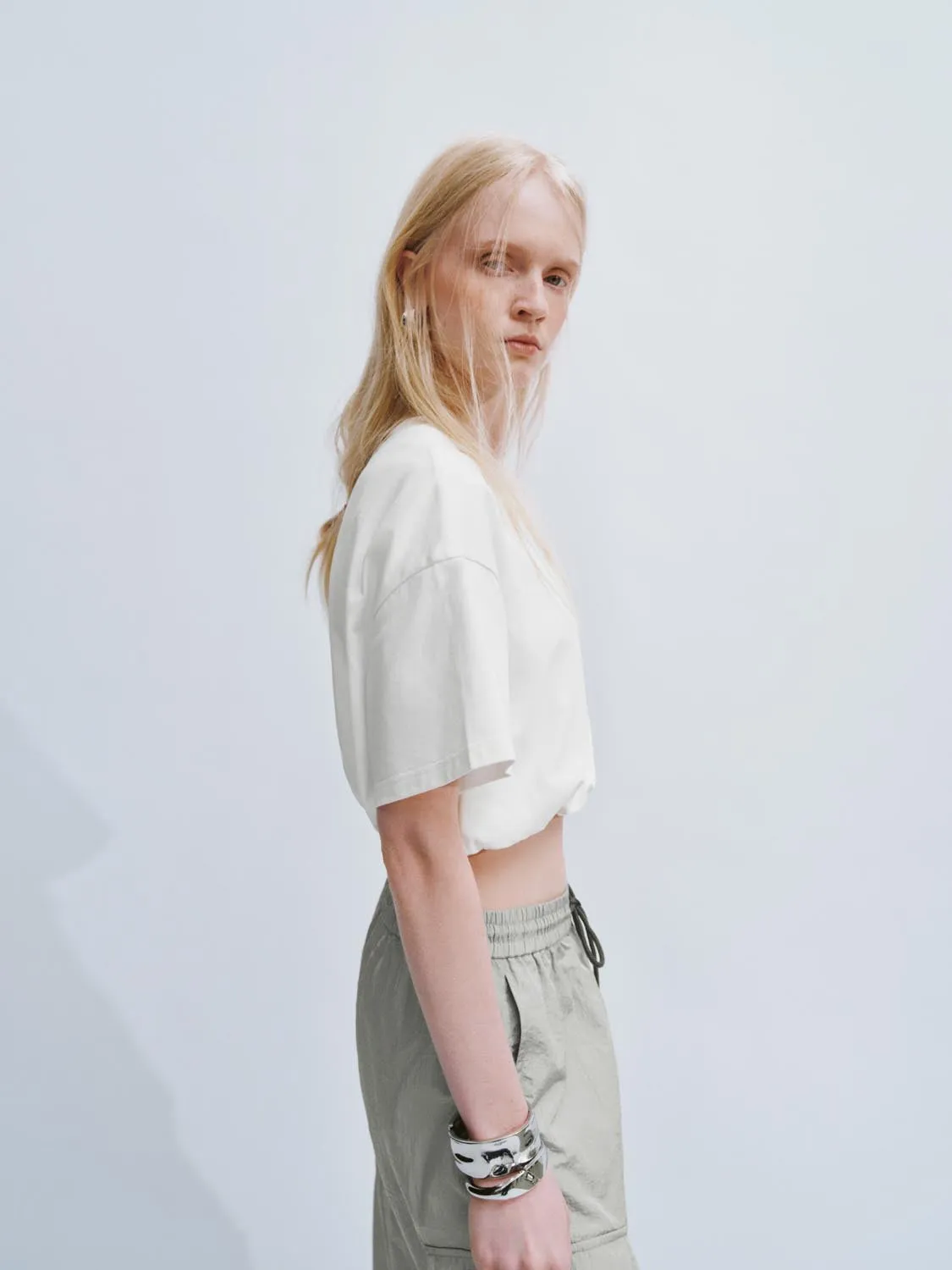Cropped Printed T-Shirts