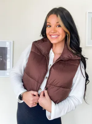 CROPPED PUFFER VEST