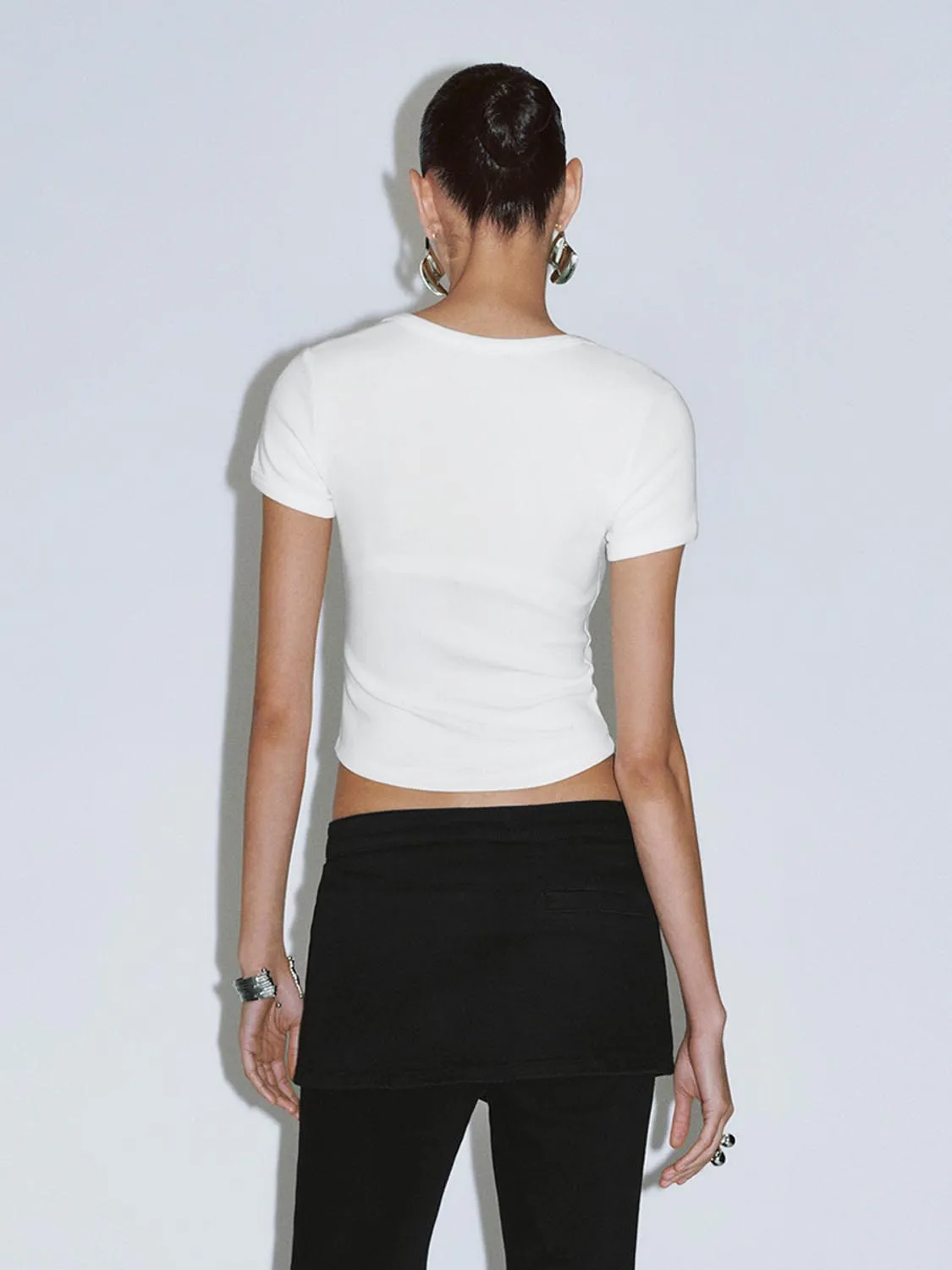 Cropped Skinny T-Shirts