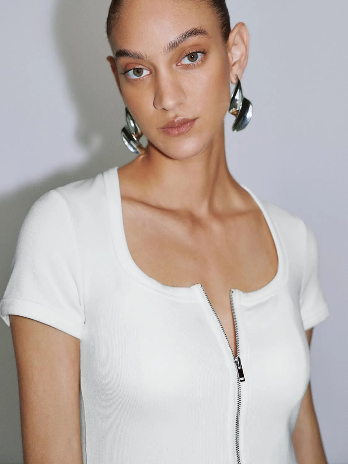 Cropped Skinny T-Shirts