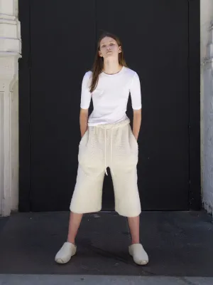 Cropped Sleeve T-Shirt
