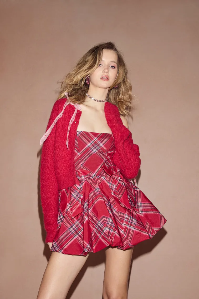 Cupid Bow Cardigan - CHERRY BOMB