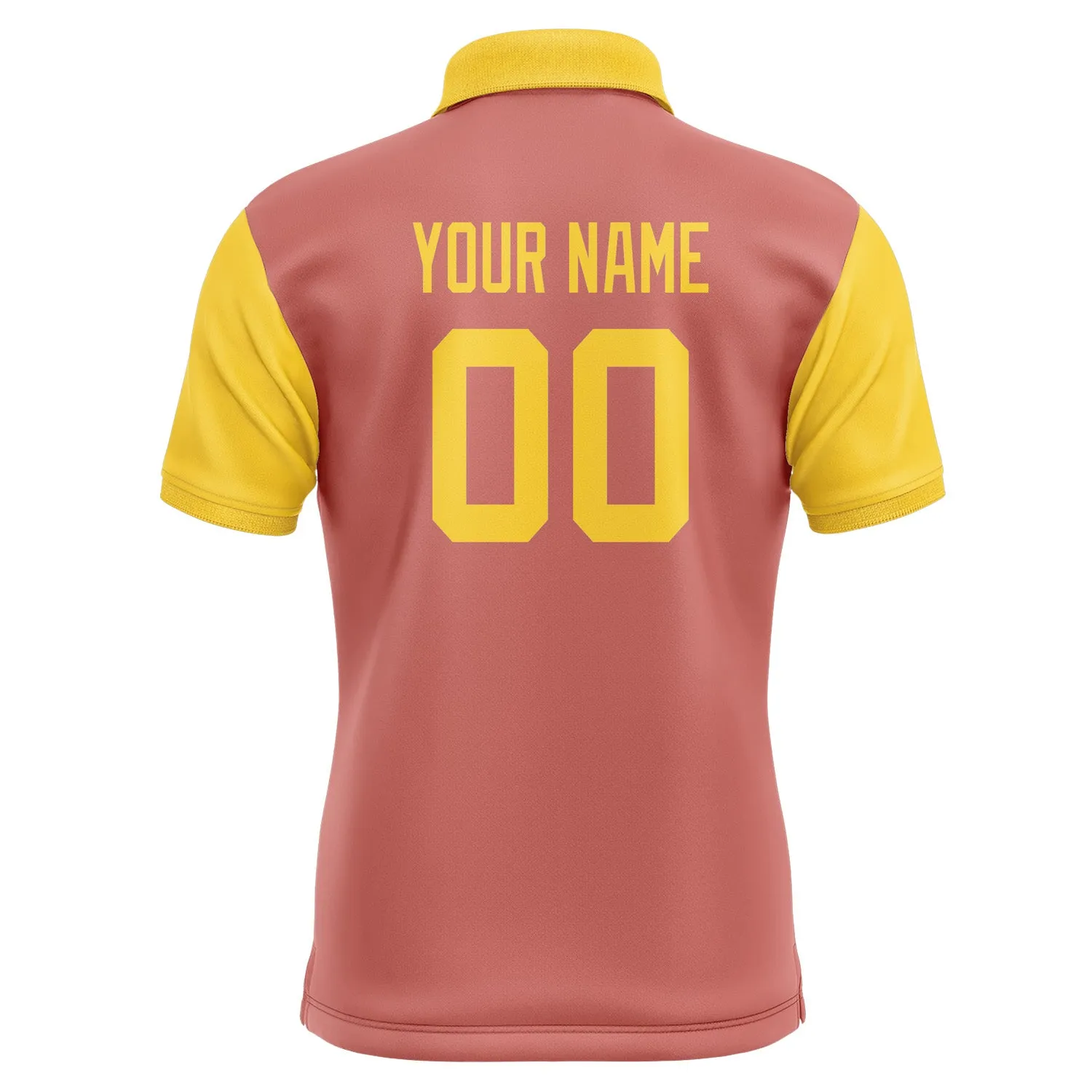 Custom Copper Rose Gold Short-Sleeve Polo Shirt
