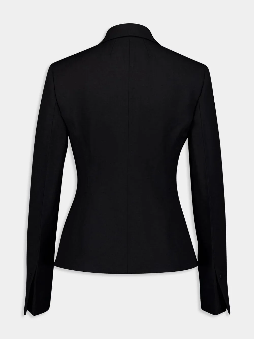 Cut-Out Wool Blazer