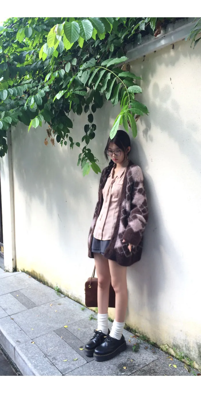 dark gray culotte skirt