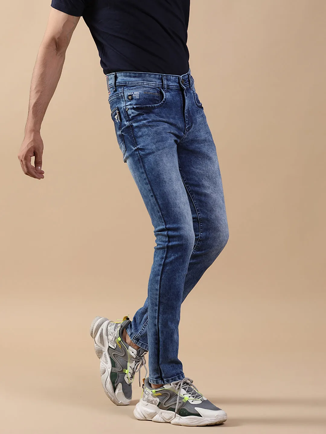 Denim Blue Denim Men's Jeans