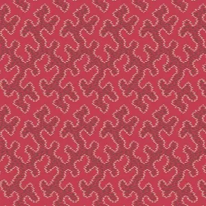 Di Ford-Hall - Cloverdale House - Trapunto - Red