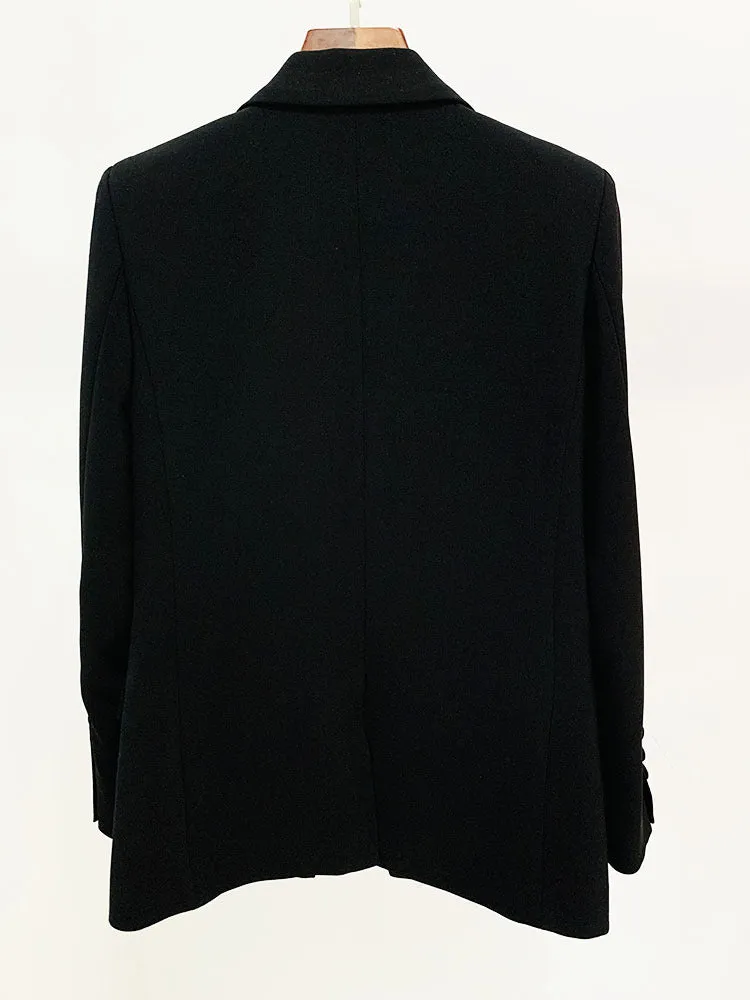 Diamonds V Neck Slim Blazers One Button