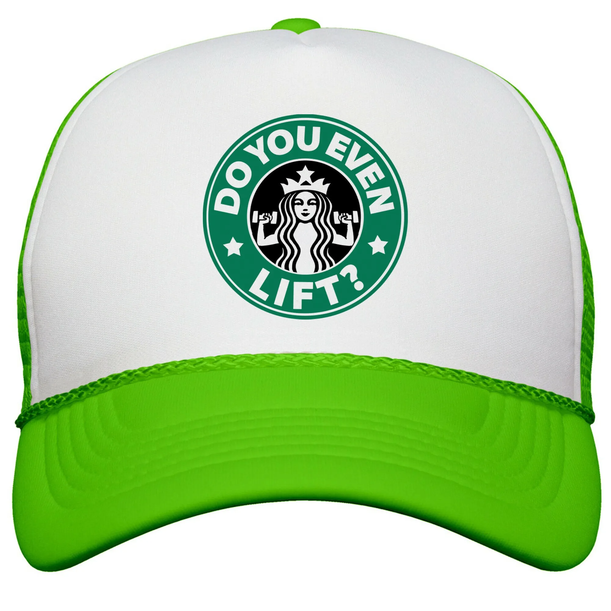 Do You Even Lift Coffee Parody Snapback Trucker Hat