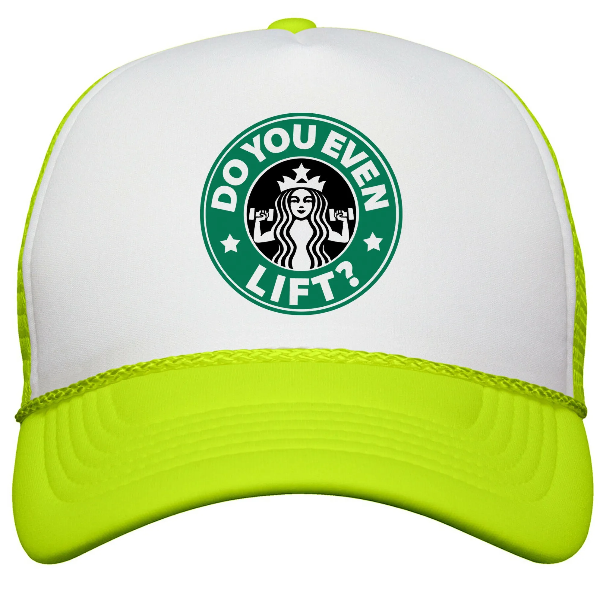 Do You Even Lift Coffee Parody Snapback Trucker Hat