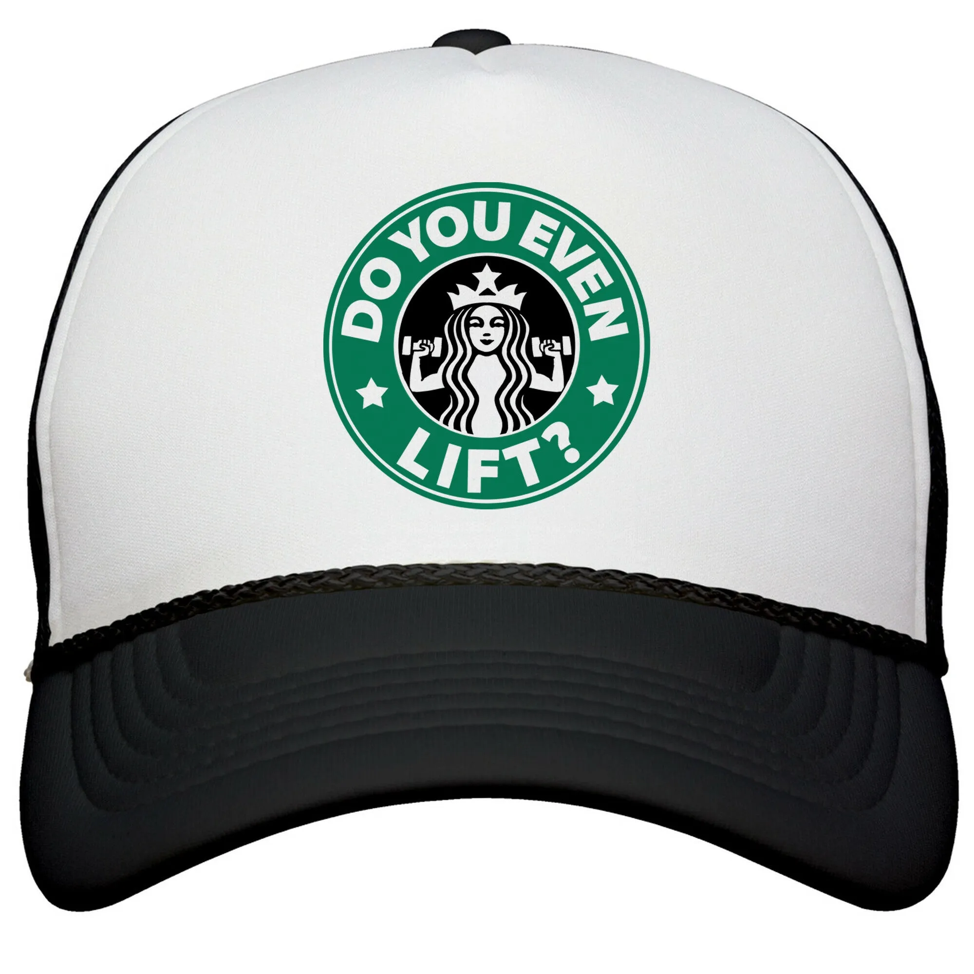 Do You Even Lift Coffee Parody Snapback Trucker Hat