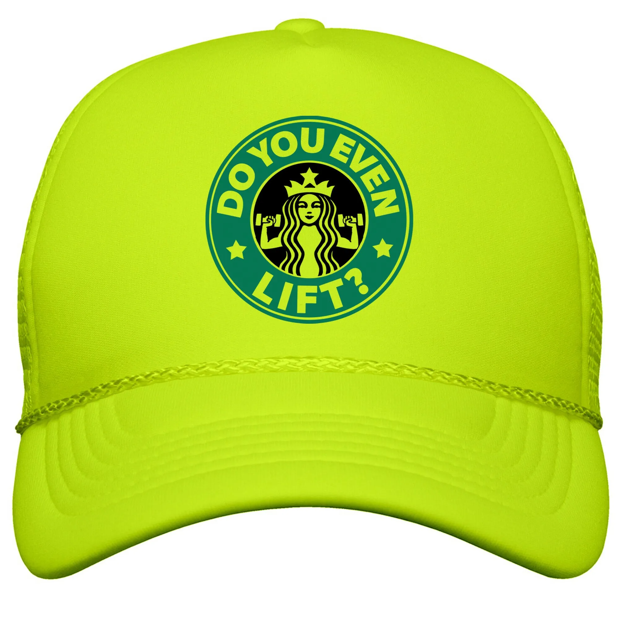 Do You Even Lift Coffee Parody Snapback Trucker Hat