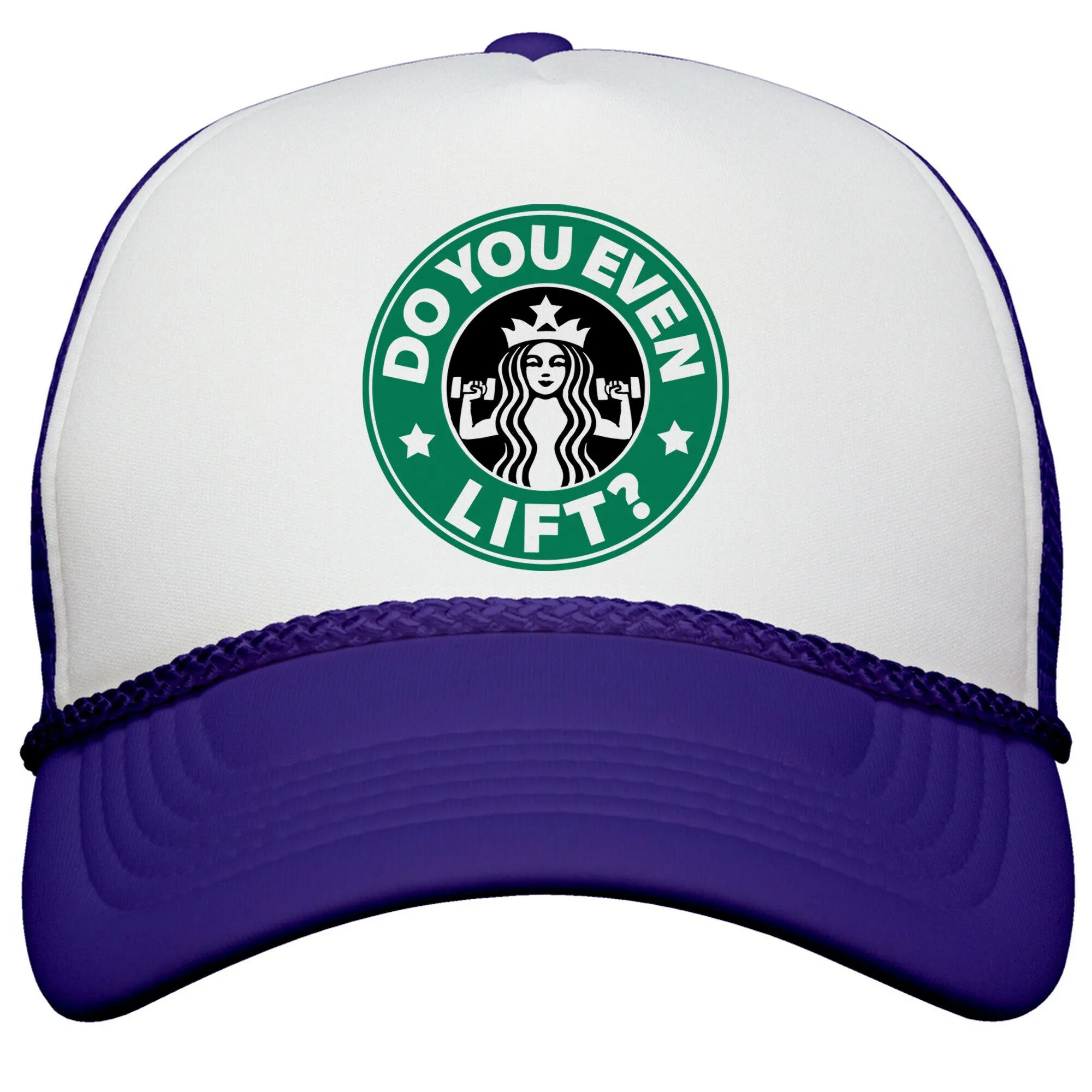 Do You Even Lift Coffee Parody Snapback Trucker Hat