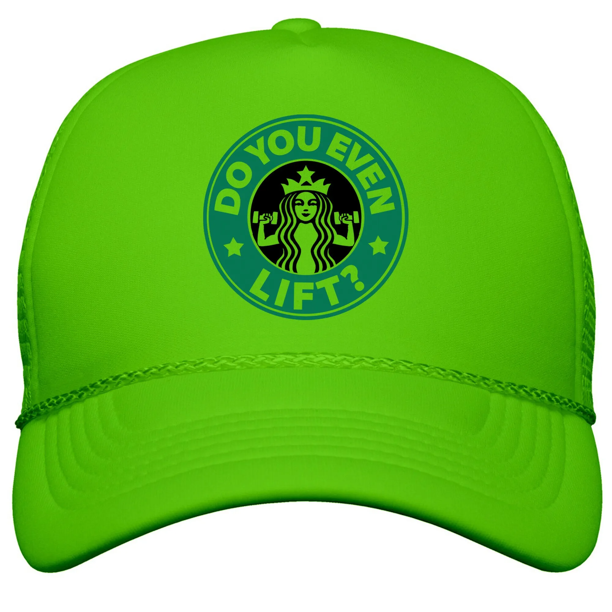 Do You Even Lift Coffee Parody Snapback Trucker Hat