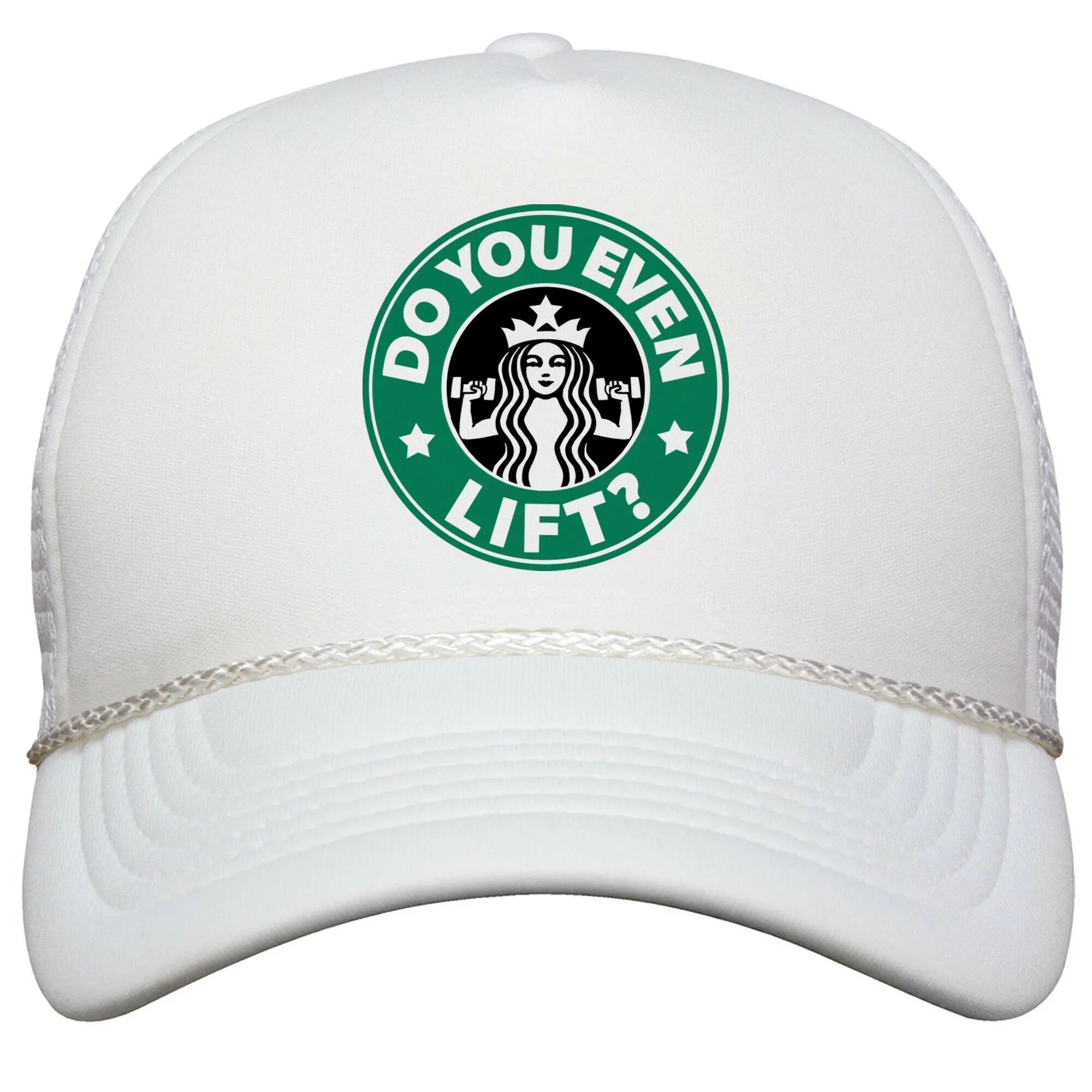 Do You Even Lift Coffee Parody Snapback Trucker Hat