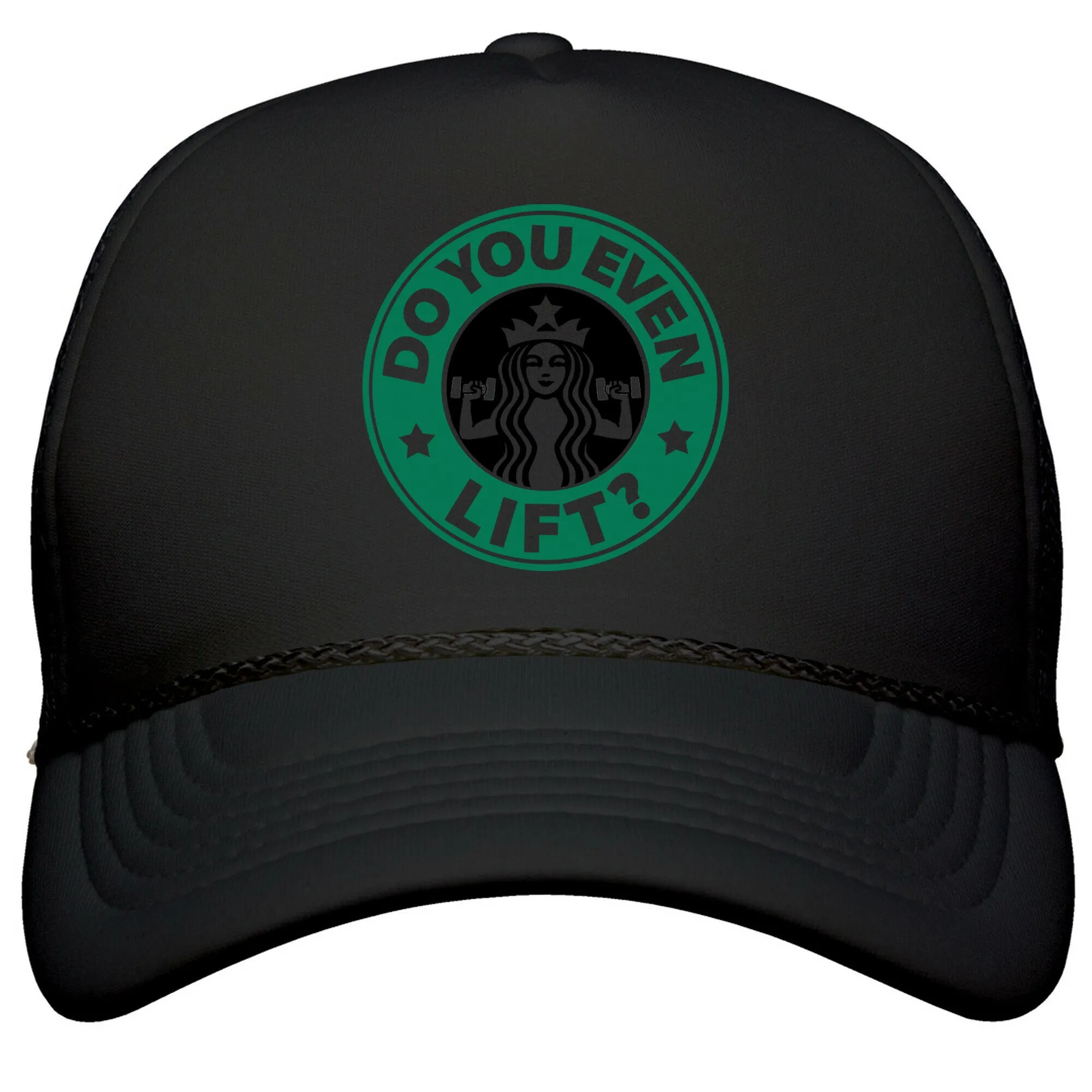 Do You Even Lift Coffee Parody Snapback Trucker Hat